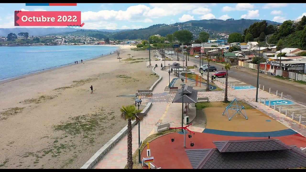 Un nuevo espacio público recuperado: Así luce el renovado paseo del borde costero de Penco