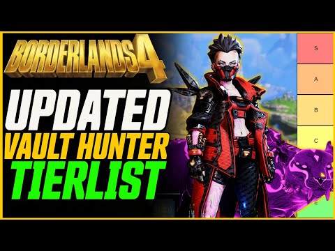 UPDATED Best Vault Hunter Tierlist (All Trees Ranked!) // Borderlands 4 Vault Hunters Ranked