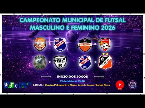 CAMPEONATO MUNICIPAL DE FUTSAL MASCULINO E FEMININO ACAUÃ 2026 | Rio Canindé FM