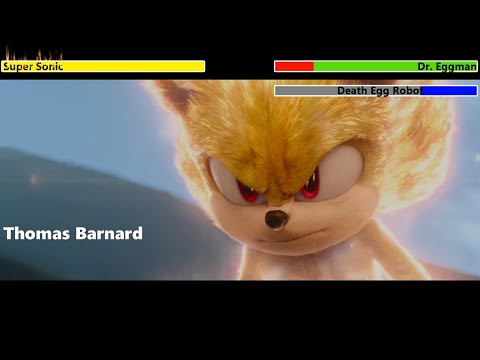 Sonic the Hedgehog 2 (2022) Final Battle with healthbars 4/4
