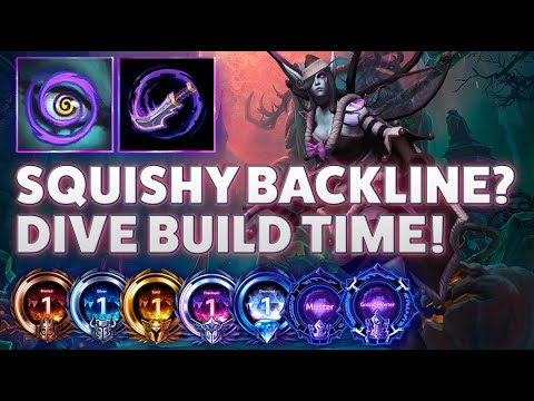 Sylvanas Mind Control - SQUISHY BACKLINE? DIVE BUILD TIME! - Bronze 2 Grandmaster S2 2023