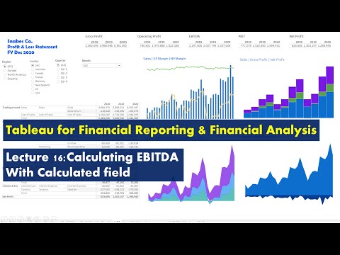 Tableau for Financial Reporting Financial Analysis Course Introduction