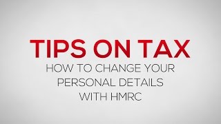 How to change your personal details with HMRC