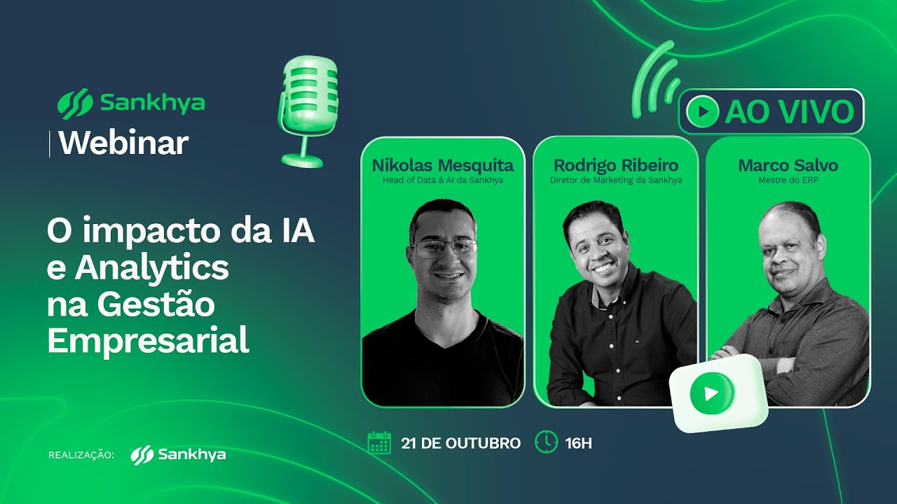 Webinar - O impacto da IA e Analytics na Gestão Empresarial