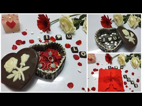 Chocolate Heart Box | Edible Chocolate Box | Valentine Gift Idea #mrshome