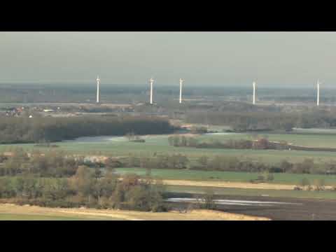 Wittenberge per Fernsicht und Bauvorbereitung A14 von oben
