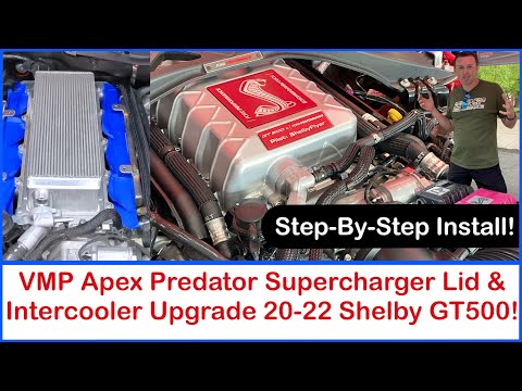 VMP Apex Predator Lid & Intercooler Upgrade 20-22 Shelby GT500! Installation Step-By-Step!