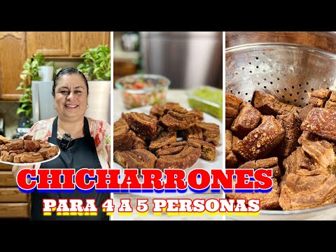 CHICHARRONES PARA 4 A 5 PERSONAS