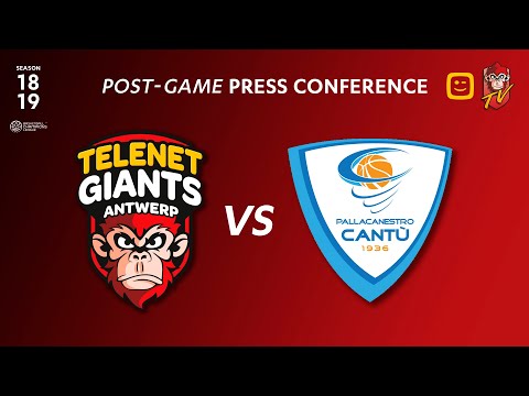 POST-GAME PRESS CONFERENCE | Telenet Giants Antwerp vs Pallacanestro Cantù (IT) (BCL qualifiers)