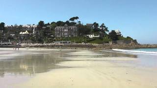 preview picture of video 'The Beach At Perros Guirec, Côtes-d'Armor, Brittany, France 24th May 2012'