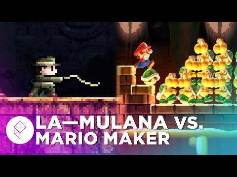La-Mulana's Takumi Naramura Builds a Super Mario Maker Level - Devs Make Mario