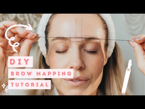 Brow Mapping Tutorial, Get Perfectly Shaped Brows From Home, DIY Brow Shaping