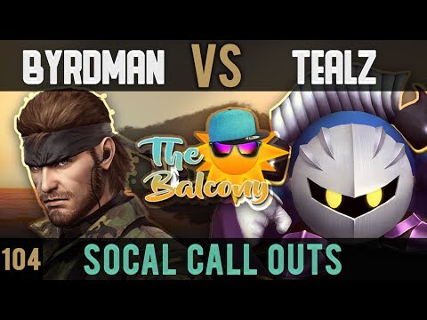 PM @ the Balcony 104 - SoCal Call Outs ft. BCB|Tealz (Meta Knight) VS Byrdman (Snake)