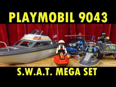 PLAYMOBIL 9043 S.W.A.T. EINSATZ MEGA-SET