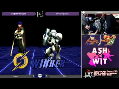 Pooch (Samus) vs Moy (Ike)  - ASH@WIT #50 PM Winner's Quarters