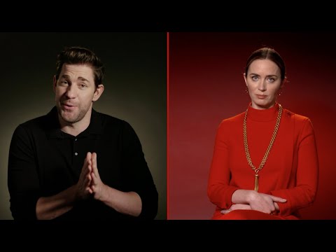 afbeelding John Krasinski & Emily Blunt Answer Fan Questions
