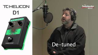 Video thumbnail for Sweetwater Minute - Vol. 78, TC-Helicon VoiceTone D1 Demo with Mark Hutchins by Sweetwater