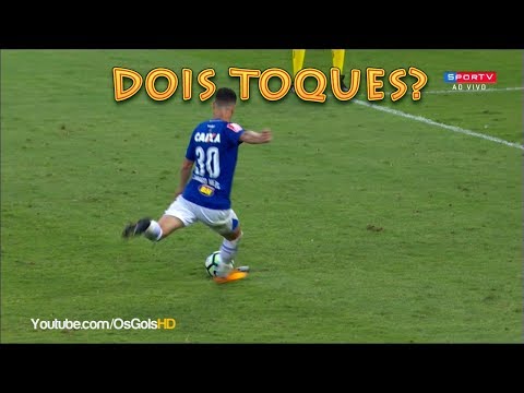Houve dois toques na cobrança de Thiago Neves? Cruzeiro 0 (5) x (3) 0 Flamengo 27/09/2017