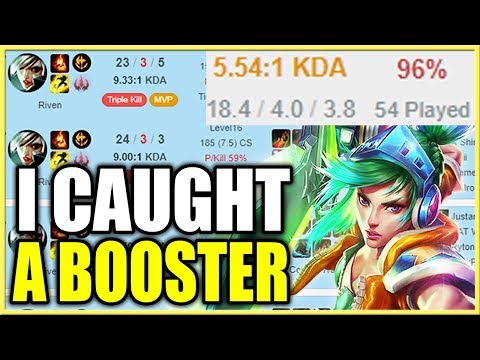 I CAUGHT A BOOSTER IN SILVER WITH A 96% WINRATE! HE PAID FOR BOOSTING?