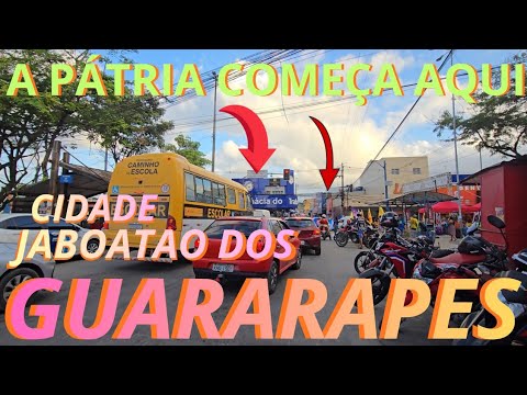 HJ FOMOS NA CIDADE DE JABOATAO DOS GUARARAPES, FIZEMOS UM PERCURSO ATE O CENTRO,LUGAR ABENÇOADO 