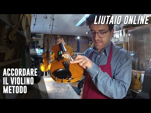 Liutaio Online - Come accordare il violino (per principianti)
