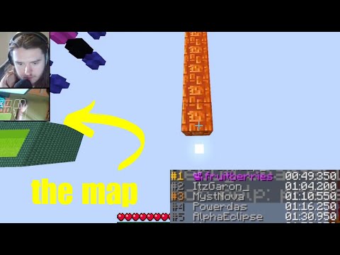 fruitberries cheeses a parkour map for first place