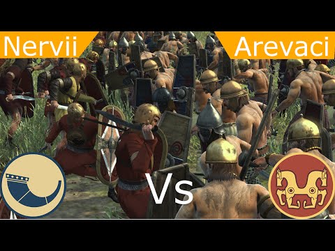 Rome II multiplayer: Nervii vs Arevaci