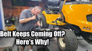 Cub Cadet XT1 XT2 Deck Belt Keeps Coming Off Full Troubleshooting & Fix For Mysterious Belt Issues!