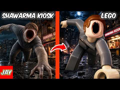 I Made All Anomalies Lego In SHAWARMA KIOSK Roblox Game | JAY BRICKS