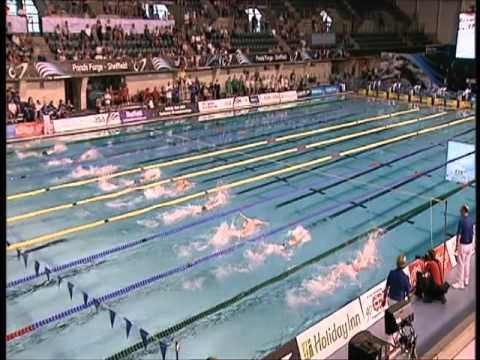 Matt in Final of 100m Fly National Champs 2013