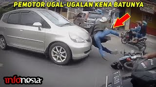 Download lagu KAPOK...! Aksi Pemotor Ugal-Ugalan Berujung Celaka mp3
