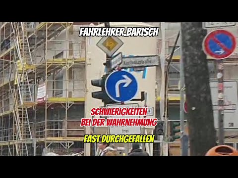 Fahrschüler mit schlechter Verkehrsbeobachtung - FahrlehrerBarisch