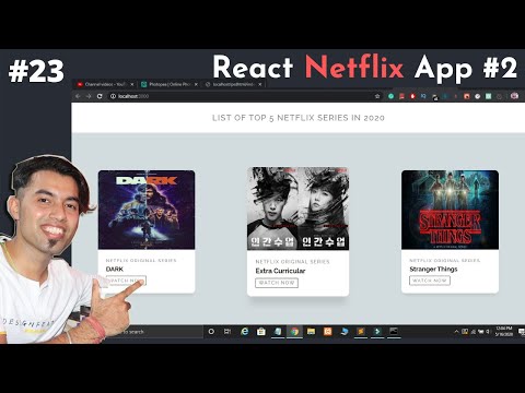 23 Arrays in React JS in Hindi | ReactJS Project Netflix App 2 in Hindi in 2020