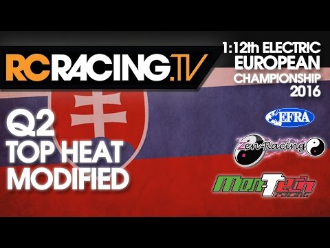 EFRA 1/12th Track Euros 2016 - Q2 Modified Top Heat