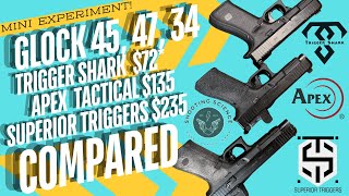3 Triggers, 3 Glocks. Triggershark, Apex Tactical and Superior Triggers - Compared and Tested!