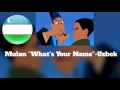 Mulan What S Your Name Uzbek
