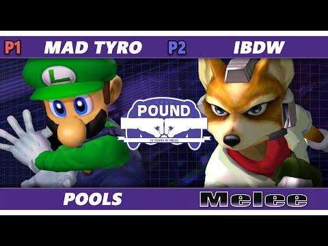 Pound 2021 - iBDW (Fox) Vs. Mad Tyro (Luigi) SSBM Melee Tournament