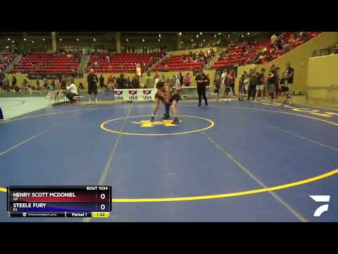 98 Lbs Quarterfinal - Henry Scott McDoniel, AR Vs Steele Fury, KS 81a8