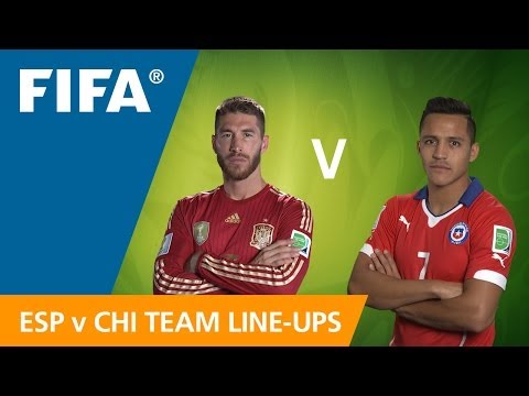 Spain v. Chile - Teams Announcement