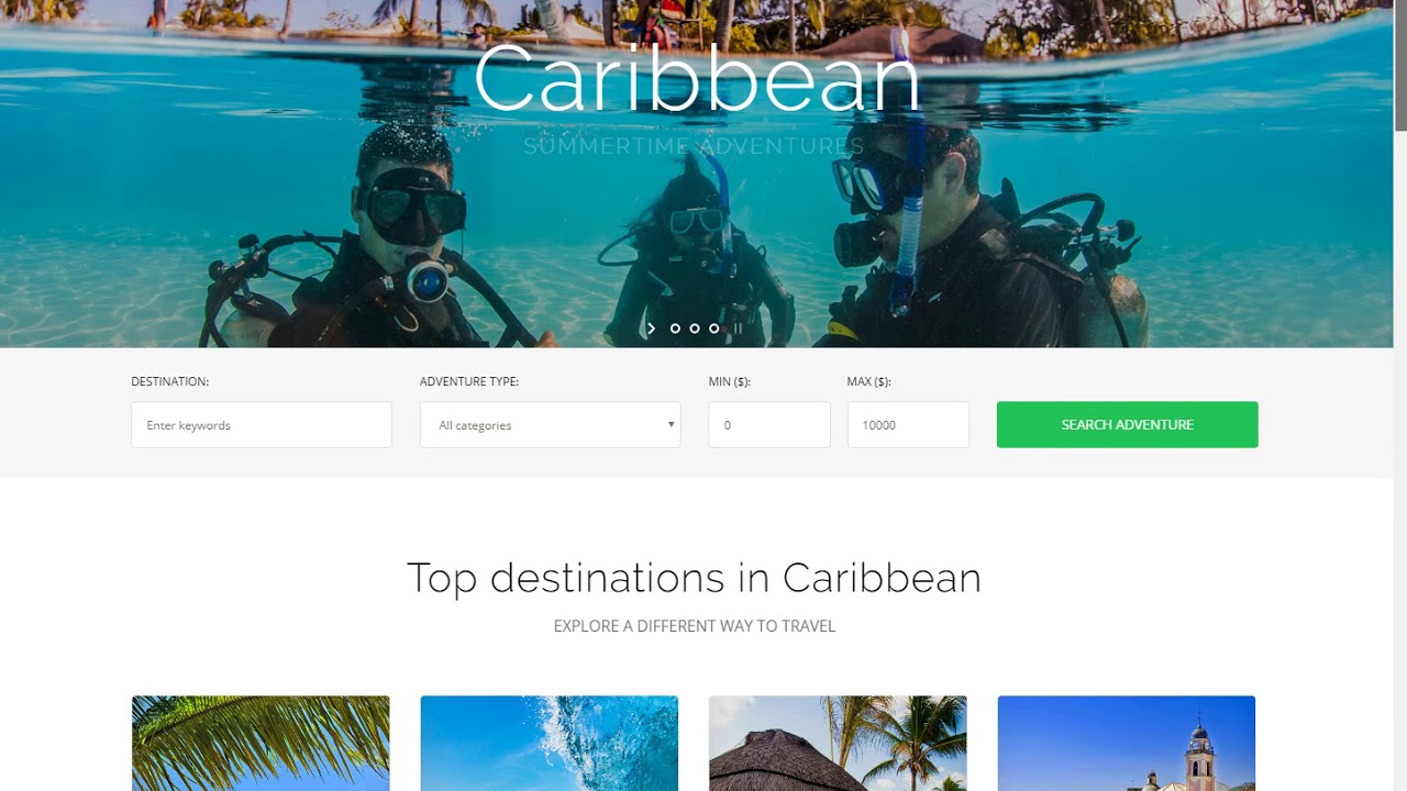 Travel Time Tour, Hotel and Vacation Travel WordPress Theme