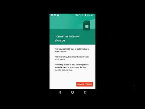 Verizon Motorola MOTO E4 How To Enable Adoptable Storage SD Card Android 7.1.1 Nougat