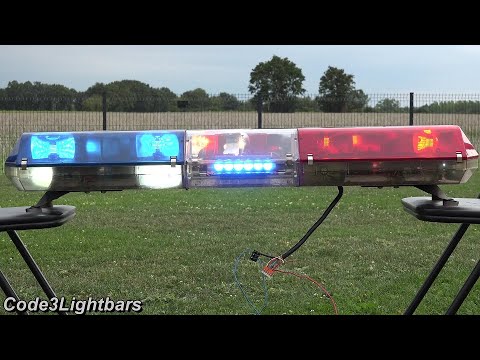 47\\\" Code3 MX7000 lightbar with LED bulbs