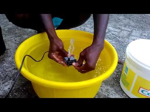 How mini fountain aquarium pump works