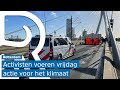 Extinction Rebellion blokkeert Erasmusbrug in protest voor het klimaat