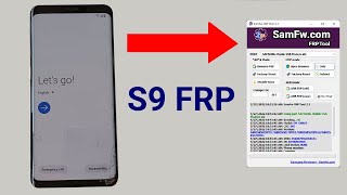 SAMSUNG Galaxy [ S9 | S9+ ] Android 10 FRP Bypass Done *#0*# | By Free SamFw Frp Tool
