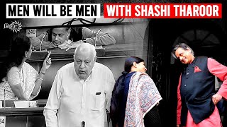 When Shashi Tharoor met Supriya Sule in Parliament