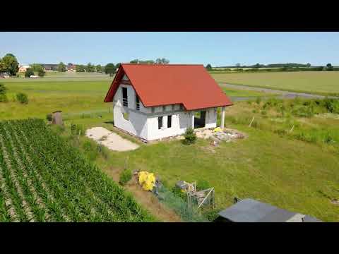 Na sprzedaż Dom w stanie surowym otwartym – projekt "Dom w Jabłonkach", Kotla, działka 19 arów.