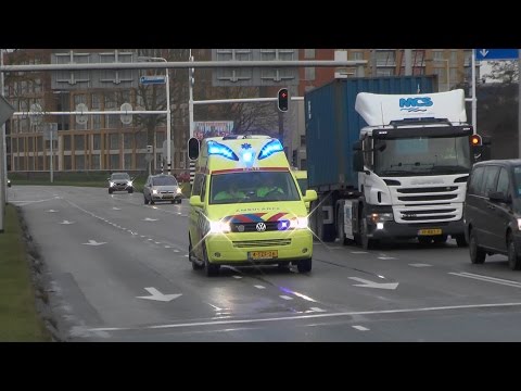 A1, Silverline Ambulance 02-114 Leeuwarden naar melding in Leeuwarden