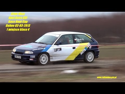 Artur Okas - Opel Astra GSI - Race Rent Cup - Dębno 03-03-2013