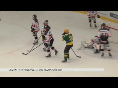 VSETÍN: VHK ROBE Vsetín převálcoval Techniku Brno a počtvrté za sebou v domácím zápase neinkasoval